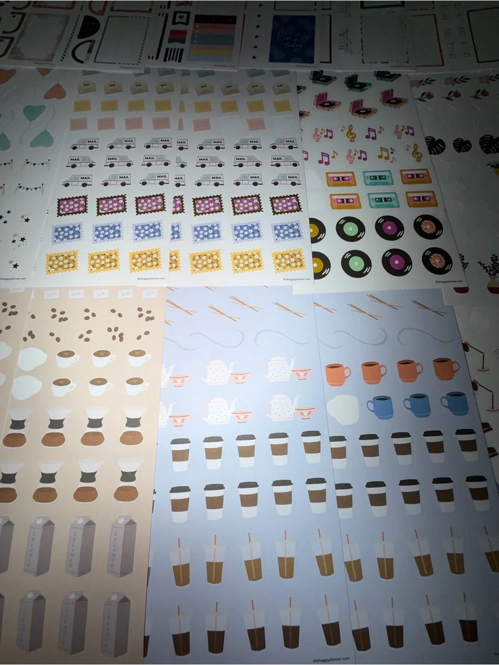 The Happy Planner stickers LOT